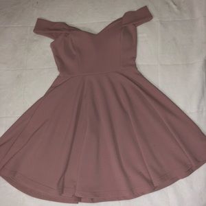 Over the shoulder dress